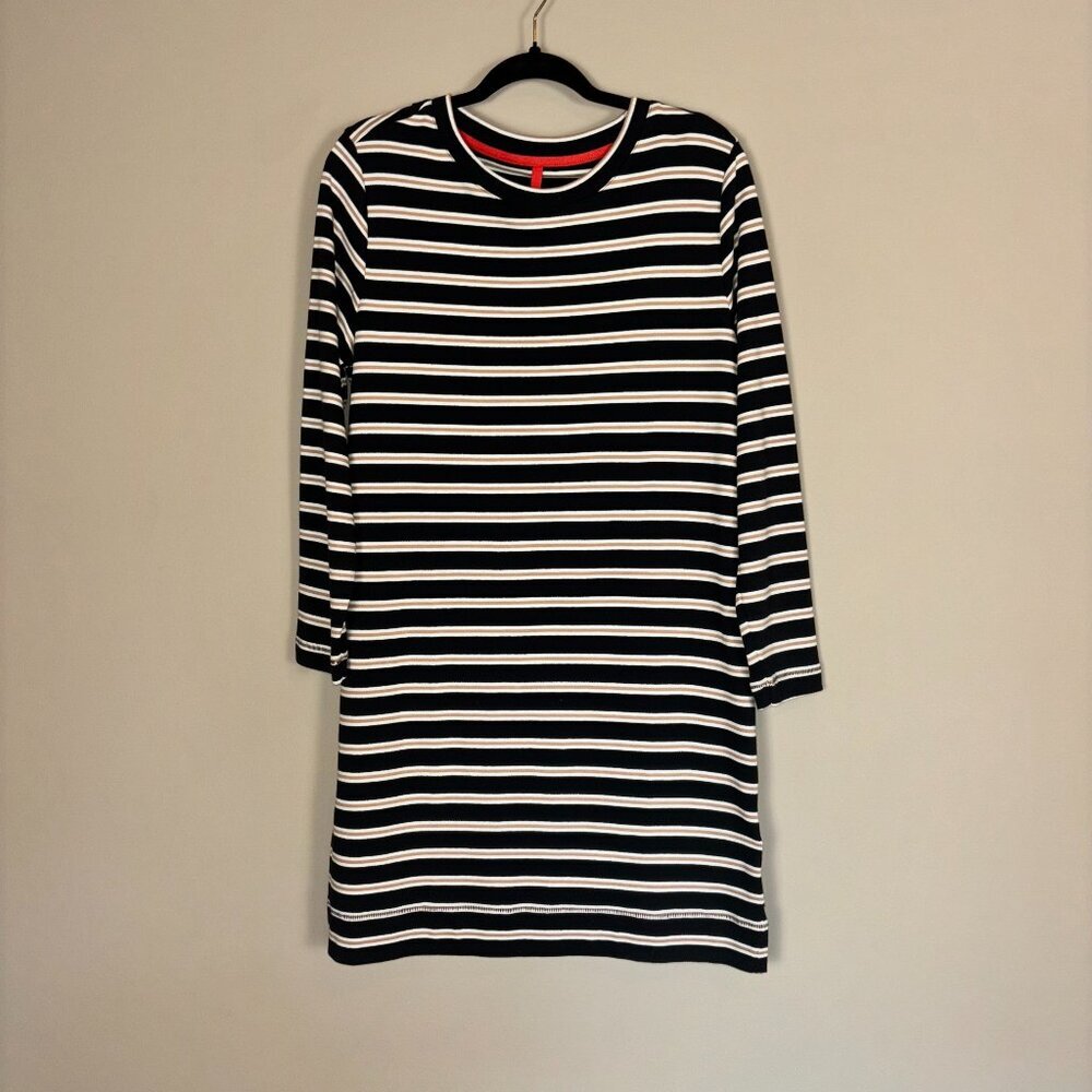 Lou & Grey Black and White Striped Dress - Size L